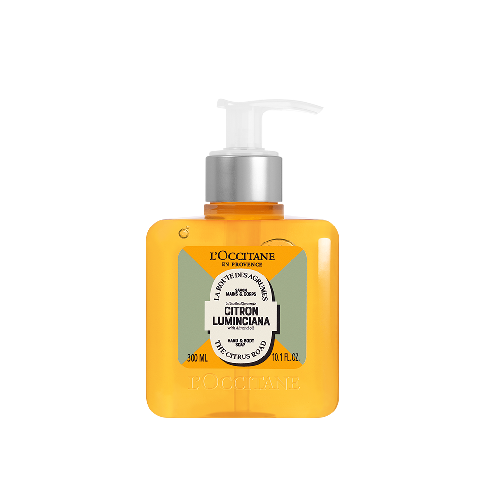 Sabonete Líquido Corpo e Mãos Amêndoa Citron Luminciana 300ml